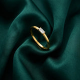 18K Gold Ring with Delicate Stones That Resemble You Design
