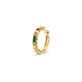 18K Gold Ring with Architectural Design