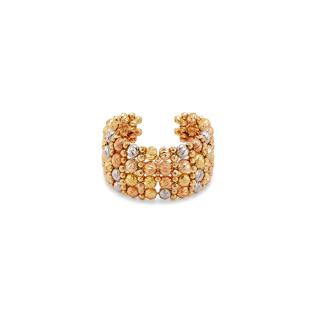 18K Gold Ring Fabric of Life