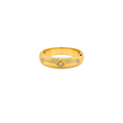 18K Gold Ring with Longitudinal Engravings