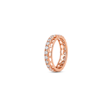 18K Gold Wedding Band with Cardia Design