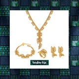 طقم غصن ذهب عيار 21