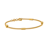 18K Bracelet with Bright Look Design