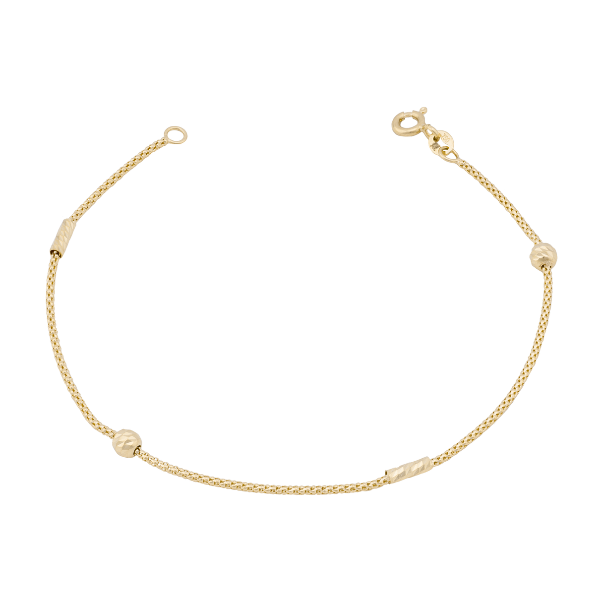 18K Gold Fluid Chain with Elegant Luxurious Touch