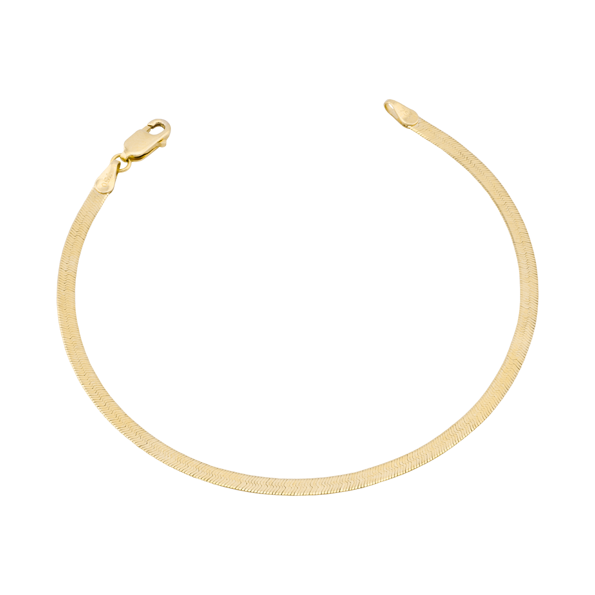 18K Gold Fluid Chain with Flexible Elegant Design