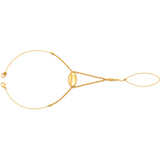 21k Gold Palm Oval fingerprint