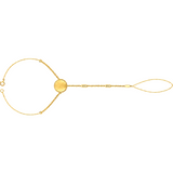 21K Gold Fingerprint Palm