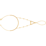 21k Gold Palm With Triangle Pendant