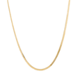 18K Gold Herringbone Necklace