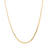 18K Gold Herringbone Necklace