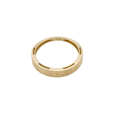 18K Gold Ring with Twins Double Design