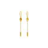 21K Gold Set with Beaded Cluster Design