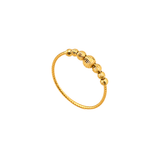 21K Gold Set with Long Layered Chain