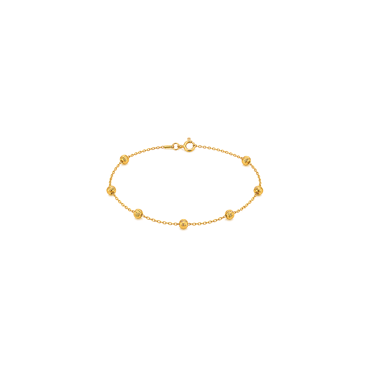 21K Gold Set with Long Layered Chain