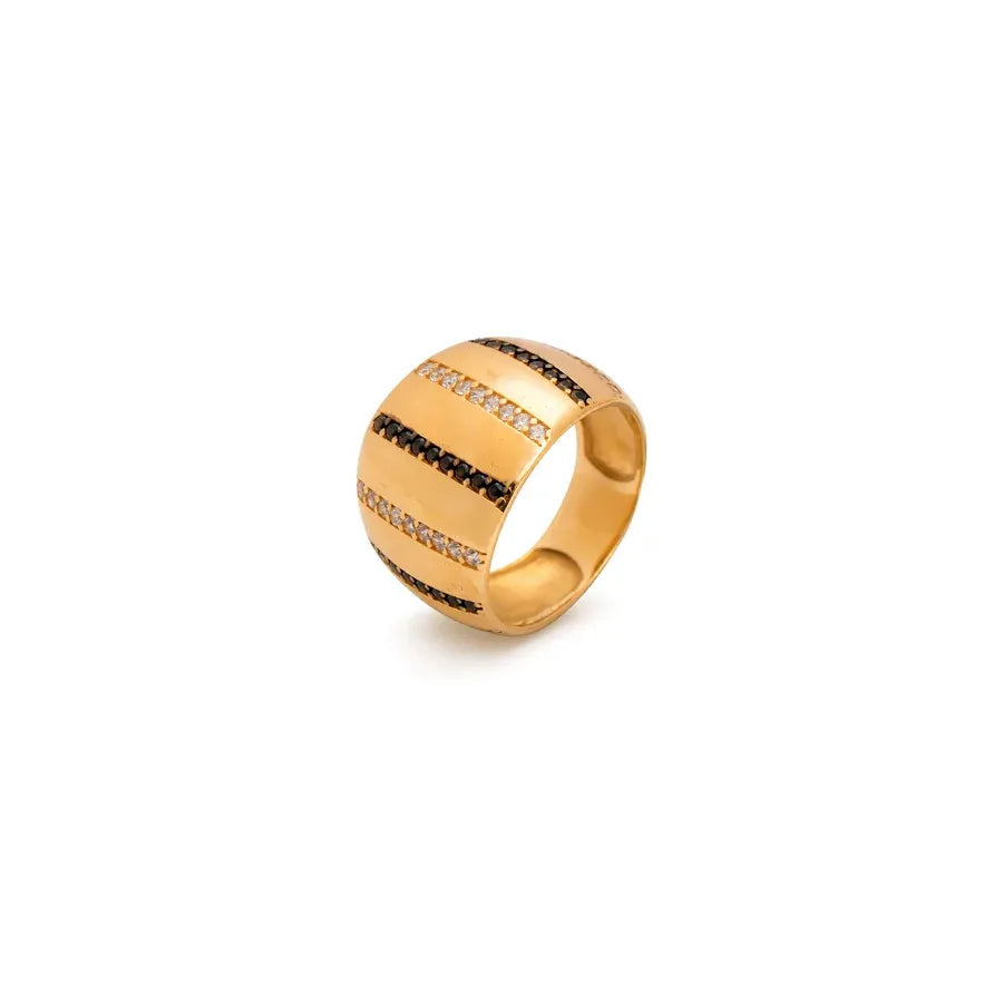18K Gold Ring with Bold Design