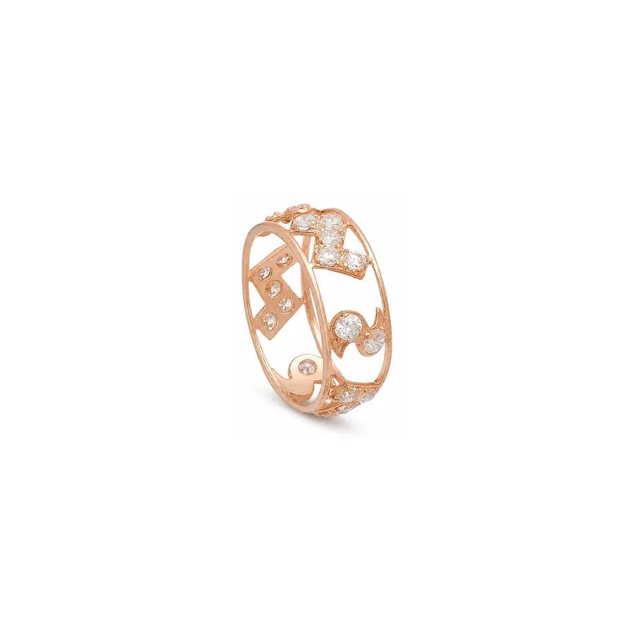 18K Gold Ring with Lamberus Design