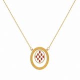 18K Gold Pendant with Moment Creativity Design
