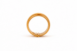 21K Gold Ring With interlocking Design