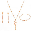 Half 18-karat gold with twisted ropes and balls