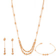 Half set of 18K gold with an elegant cube design