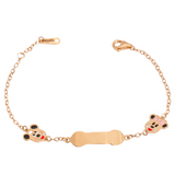 18K Gold Kids Bracelet with Mickey Design
