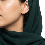 " قلبك المميز" أقراط عيار 18 بتصميم قلب