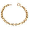 18K Gold Fluid Chain Knotted Circles