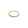 21K Gold Classic Ring with Small Gemstones