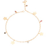 18K Gold Graceful Nature Anklet