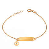 18K Gold Guardian Eye Bracelet