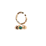 18K Gold Ring with Architectural Design