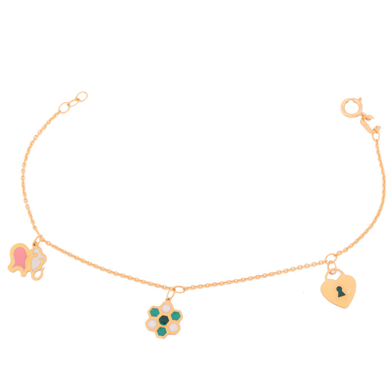 18K Gold The Hive Bracelet