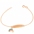 18K Gold Spectrum Colors Bracelet