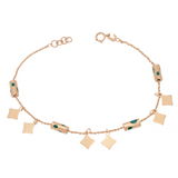 18K Gold Message of Love Bracelet