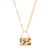 18K Gold Pendant Fashion Bag Design