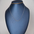 18K GoldWhite Gold Necklace Simplicity