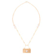 18K Gold Necklace Happiness Bag