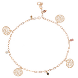 18K Gold Anklet Most Beautiful Place