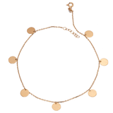18K Gold Anklet Be Confident