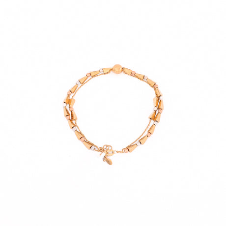 18K Gold Bracelet Interlocking