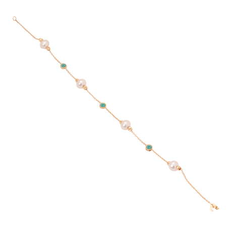 18K Gold Bracelet Pearl of Happiness