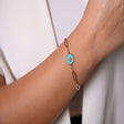 18K Gold Bracelet Clear Sky