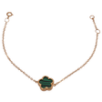 18K Gold Bracelet Calm Flower