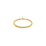 21K Gold Set with Beaded Design