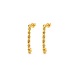 21K Gold Set with Beaded Design