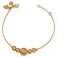 21-karat gold bracelet with five circles