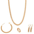 18K Gold Wide Glossy Design Set