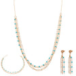 Half-set 18K gold, "Lucky" design, with shiny stones