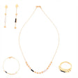 18K Gold Set with a Geometric Design