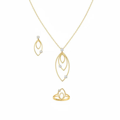 نصف طقم لوكا عيار 18 - Ghamieh